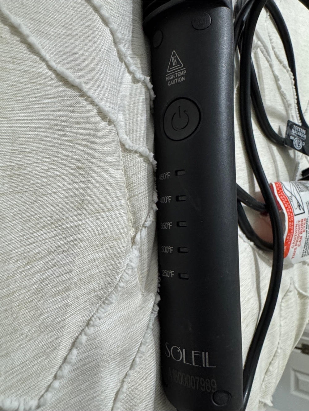 Black Hair Straightener - Digital Temperature Control